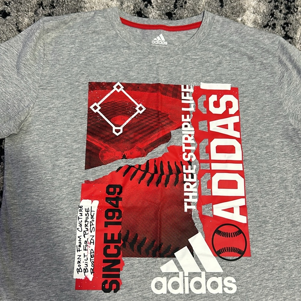 Adidas Youth Boys' Three Stripe Life T-Shirt - Picture 2 of 4
